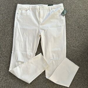 NWT Wild Fable High Rise Skinny White Jeans